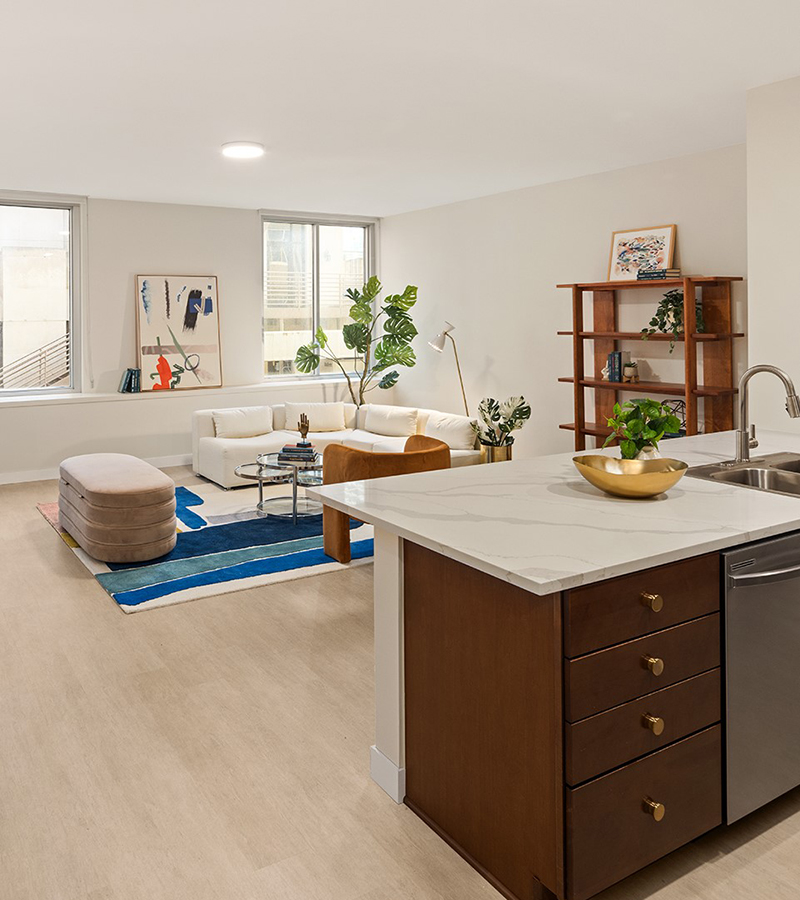 Groove Lofts kitchen in Minneapolis, Minnesota